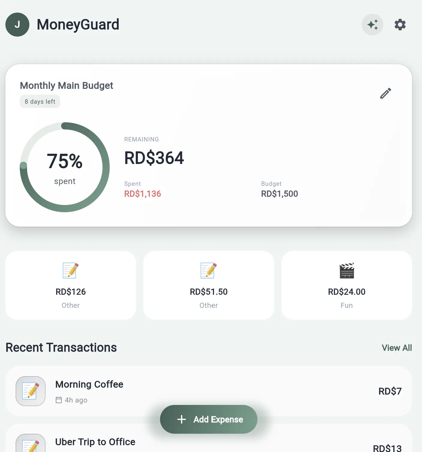MoneyGuard — Mobile · AI